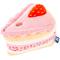 Show in main carousel: PAWTY TOYS Birthday Cake Tug Rope Squeaky Plush Interactive Dog Toy, White/Pink slide 3 of 4