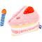 Show in main carousel: PAWTY TOYS Birthday Cake Tug Rope Squeaky Plush Interactive Dog Toy, White/Pink slide 2 of 4