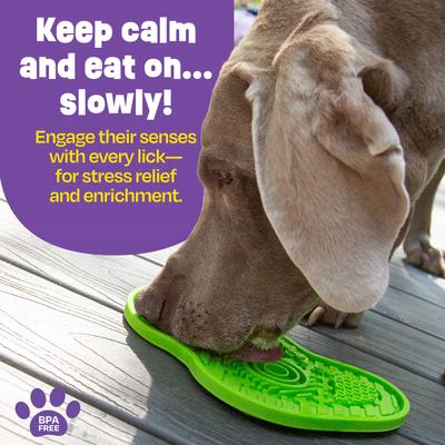 Show full view: Brightkins Gamer Non-Skid Silicone Dog Lick Mat, Multicolor, Medium slide 6 of 7
