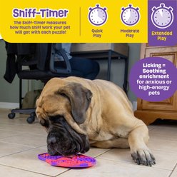 Brightkins Tie Dye Ice Cream Non-Skid Silicone Dog Lick Mat, Multicolor, Medium slide 2 of 9