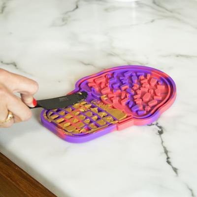 Show full view: Brightkins Tie Dye Ice Cream Non-Skid Silicone Dog Lick Mat, Multicolor, Medium slide 6 of 10