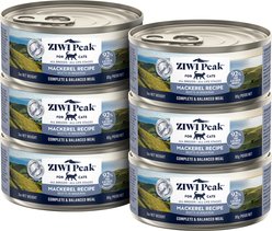 ZIWI Peak Mackerel Recipe Canned Cat Food, 3-oz, case of 6