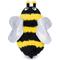 Show in main carousel: fabdog Fluffy Bumble Bee Plush Dog Toy, Yellow/Black slide 1 of 1