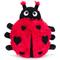 Show in main carousel: fabdog Fluffy Lady Bug Plush Dog Toy, Red/Black slide 1 of 1