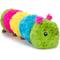 Show in main carousel: fabdog Fluffy Caterpillar Plush Dog Toy, Multi-Color slide 1 of 3