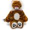 Show in main carousel: fabdog Floppy Tiger Plush Dog Toy, Orange, Large slide 1 of 2