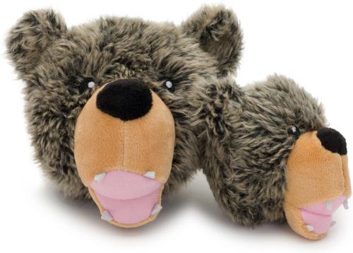 Show full view: fabdog Faball Grizzly Ball Dog Toy, Grey, Large slide 3 of 3