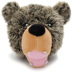 fabdog Faball Grizzly Ball Dog Toy, Grey, Large