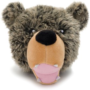 fabdog Faball Grizzly Ball Dog Toy, Grey, Small
