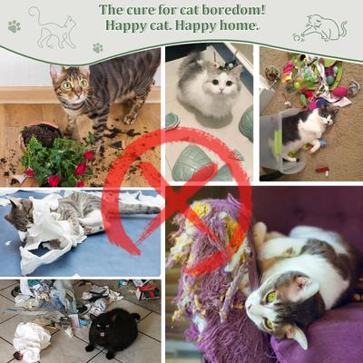 Show full view: Ownpets 2-in-1 Lollipop Shape Cat Tunnel Bed, Large, Grey slide 7 of 9