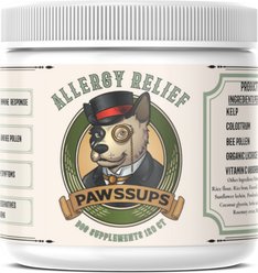 Pawssups Allergy Relief Chew Supplement for Dogs, 12 count jar