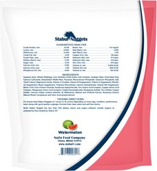 Stabul Nuggets Molasses-Free Watermelon Horse Treats, 5-lb bag slide 2 of 3