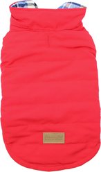 Parisian Pet Plaid Reversible Jacket Stylish Dual-Side Dog & Cat Coat, Small