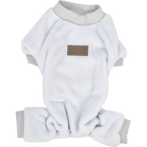 Parisian Pet Velour Pajama Cloud Ultra-Soft Cozy Dog Sleepwear, Gray, Large