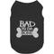 Show in main carousel: Parisian Pet Bad to da Bone Embroidered Cotton Dog T-Shirt, Black, Large slide 1 of 5
