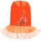 Show in main carousel: Parisian Pet Color Block Garden Dress Vibrant Floral Dog Outfit, Orange, XX-Large slide 1 of 5