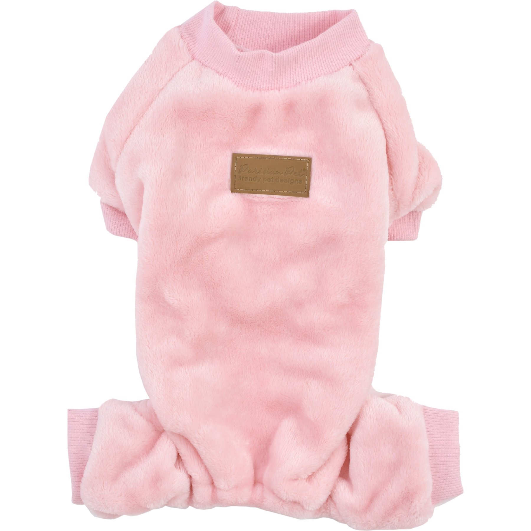 Parisian Pet Velour Pajama Blush Luxury Cotton Dog & Cat Sleepwear, Pink, XXX-Large