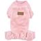 Show in main carousel: Parisian Pet Velour Pajama Blush Luxury Cotton Dog & Cat Sleepwear, Pink, Large slide 1 of 6