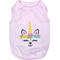Show in main carousel: Parisian Pet Unicorn Embroidered Magical Cotton Dog T-Shirt, Pink, X-Small slide 1 of 5
