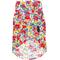 Show in main carousel: Parisian Pet Floral Artsy Camp Shirt Botanical Print Cotton Dog Tee, Small slide 2 of 5