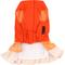 Show in main carousel: Parisian Pet Color Block Garden Dress Vibrant Floral Dog Outfit, Orange, XX-Large slide 2 of 5