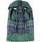 Show in main carousel: Parisian Pet Scottish Taffeta Tuxedo Plaid Formal Dog Jacket, Green & Blue, Small slide 2 of 5