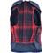 Show in main carousel: Parisian Pet Scottish Pleated Tuxedo Plaid Formal Dog Jacket, Red & Blue, X-Large slide 2 of 5