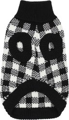 Parisian Pet Buffalo Checkered Sweater Cozy Knit with Deer Motif for Dogs & Cats, Medium slide 2 of 5