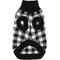 Show in main carousel: Parisian Pet Buffalo Checkered Sweater Cozy Knit with Deer Motif for Dogs & Cats, Small slide 2 of 5