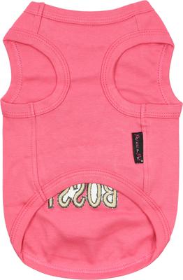 Show full view: Parisian Pet Classy, Sassy & a Bit Bossy Embroidered Dog T-Shirt, Pink, XXX-Large slide 2 of 5