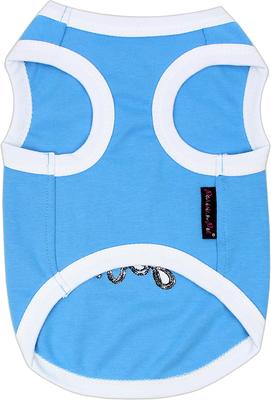 Show full view: Parisian Pet Is It Friday Yet? Embroidered Dog T-Shirt, Gray, X-Large slide 2 of 5