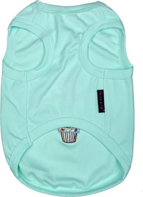 Show full view: Parisian Pet Birthday Boy Embroidered Cotton Dog T-Shirt, Blue, Medium slide 2 of 6