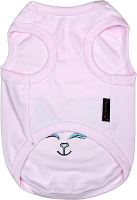 Show full view: Parisian Pet Unicorn Embroidered Magical Cotton Dog T-Shirt, Pink, X-Small slide 2 of 5