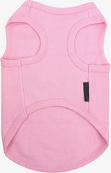 Parisian Pet Valentine's Day XOXO Embroidered Cute Cotton Dog T-Shirt, Light Pink, Medium slide 2 of 5