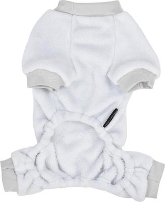 Show full view: Parisian Pet Velour Pajama Cloud Ultra-Soft Cozy Dog Sleepwear, Gray, Large slide 2 of 5