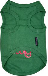 Parisian Pet Dear Santa Define Good Embroidered Holiday Dog Tee, Medium slide 2 of 5