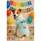 Show in main carousel: Parisian Pet Birthday Boy Embroidered Cotton Dog T-Shirt, Blue, Medium slide 3 of 6