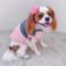 Show in main carousel: Parisian Pet Fancy Flower Quilted Jacket Floral Coat for Dogs & Cats, Pink, Large slide 4 of 5