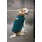 Show in main carousel: Parisian Pet Scottish Taffeta Tuxedo Plaid Dog & Cat Jacket, Green & Blue, Small slide 4 of 5