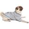 Show in main carousel: Parisian Pet Blessed Embroidered Cozy Fleece Pullover Dog Hoodie, Gray, Medium slide 4 of 5