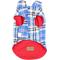 Show in main carousel: Parisian Pet Plaid Reversible Jacket Stylish Dual-Side Dog & Cat Coat, Small slide 4 of 6
