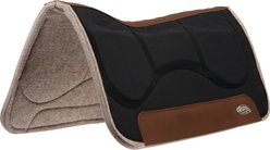 Weaver Equine Wool Blend Felt Shim Pad, Black, 32-in L x 32-in W