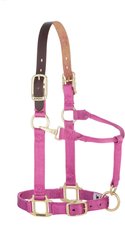 Weaver Equine Breakaway Original Adjustable Chin & Throat Snap Horse Halter, Raspberry, Average slide 2 of 9