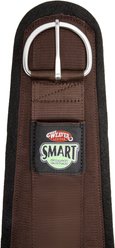 Weaver Equine Felt Lined Smart Cinch with Roll Snug Cinch Buckle Horse Girth, Brown, 28-in slide 2 of 8