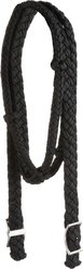Weaver Equine Braided Nylon Barrel Horse Reins, Black slide 2 of 7