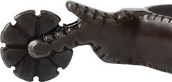 Weaver Equine Ladies' Western Horse Spurs with Plain Buffed Brown Band slide 2 of 7