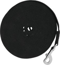 Weaver Equine Flat Cotton Horse Lunge Line, Black