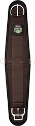 Weaver Equine Felt Lined Smart Cinch with Roll Snug Cinch Buckle Horse Girth, Brown, 32-in