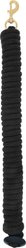 Weaver Equine Rounded Cotton Horse Lead Lunge Line, Black