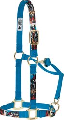 Weaver Equine Hurricane Blue Patterned Adjustable Horse Halter